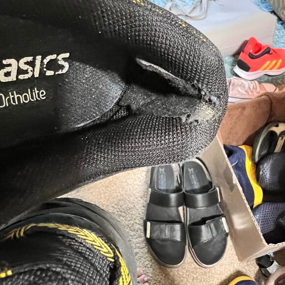 Asics Gel Sonoma 3 Men's Running Shoe (Trail) Size 9 Blue/Black/Yellow - Picture 8 of 9